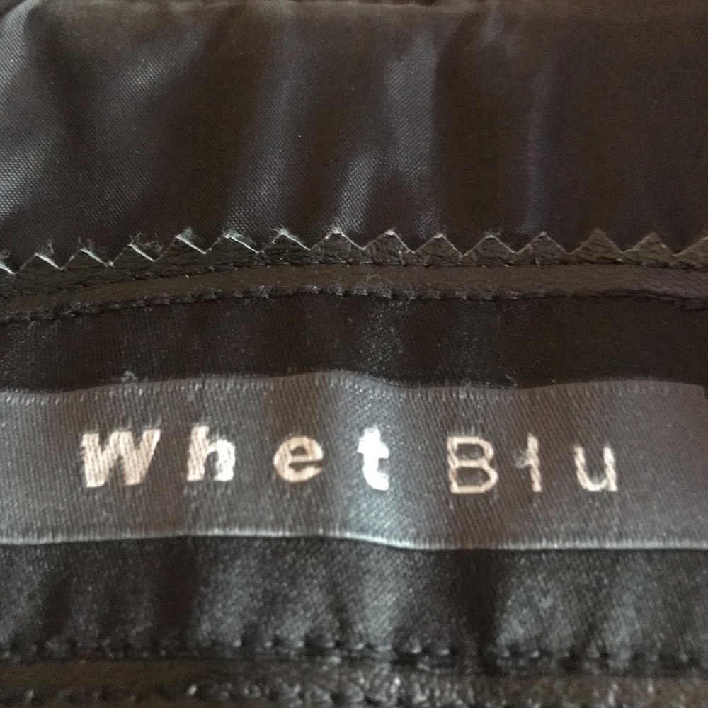 Whet Blu Black Leather Jacket - image 4